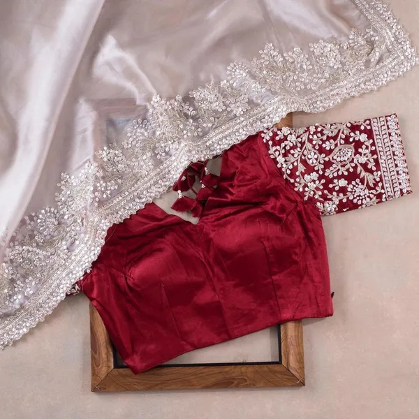 Dharavi_Sarees_White_Red