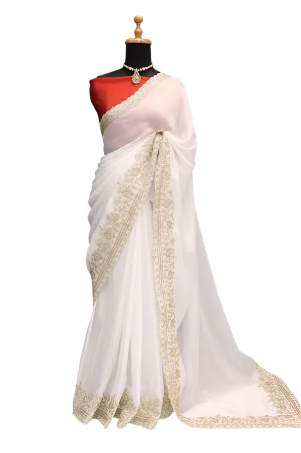 Dharavi_Sarees_White_Red
