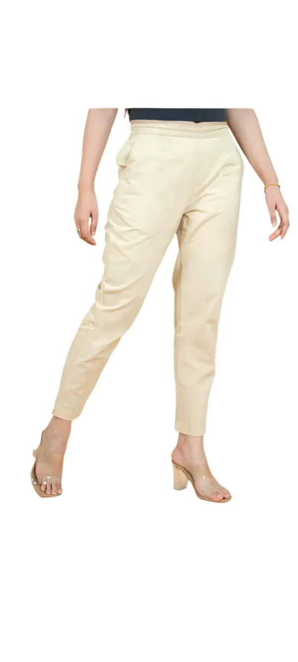 Women's_Regular_Cotton_Pants_Off_White