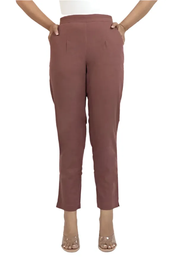 Women's_Regular_Cotton_Pants_Brown