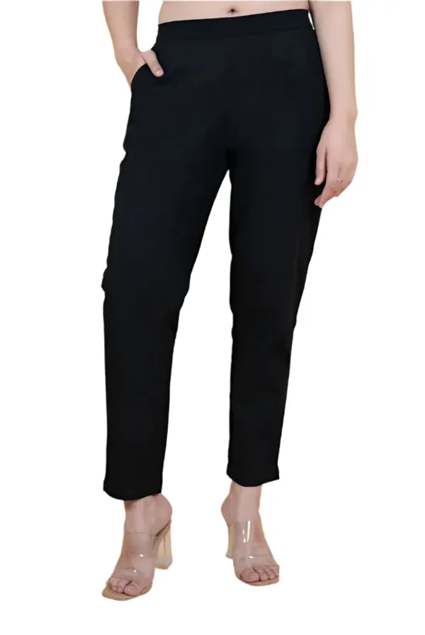Women's_Regular_Cotton_Pants_Black