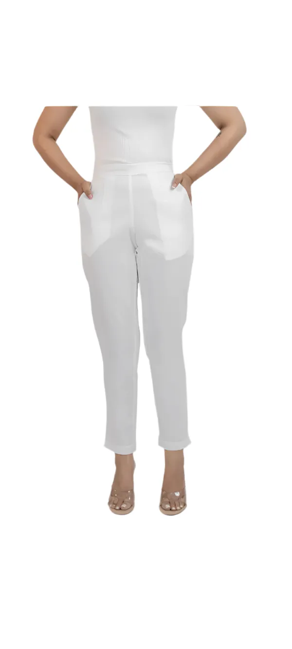 Women's_Regular_Cotton_Pants_White