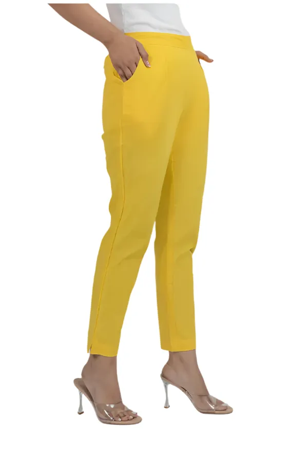 Women's_Regular_Cotton_Pants_Yellow
