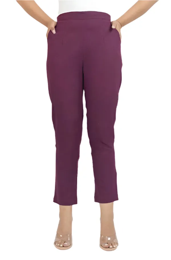 Women's_Regular_Cotton_Pants_Rose_Gold