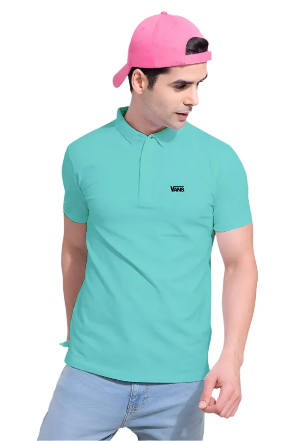 Polo_T_Shirt_Turquoise_Green_Male