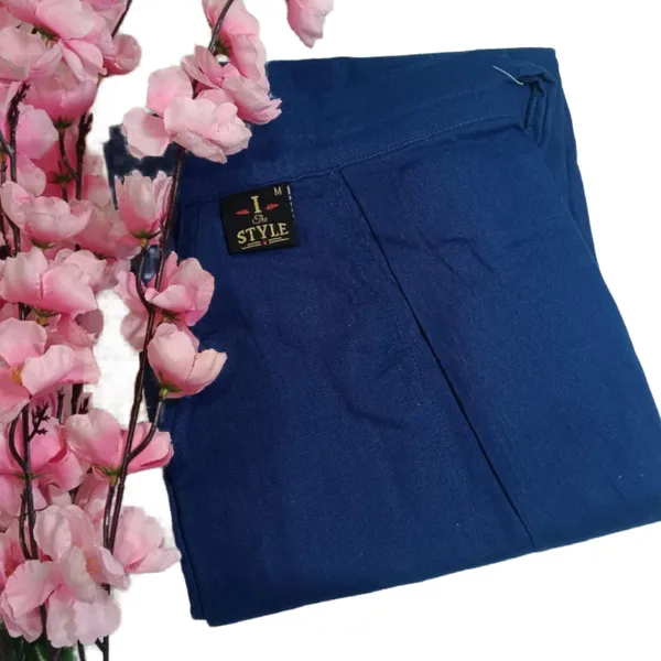 Cotton_Pants_For_Women_Blue_Female