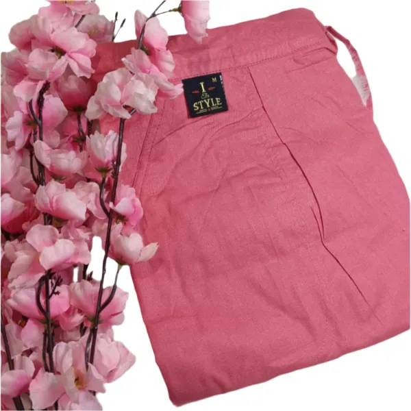 Cotton_Pants_For_Women_Pink_Female
