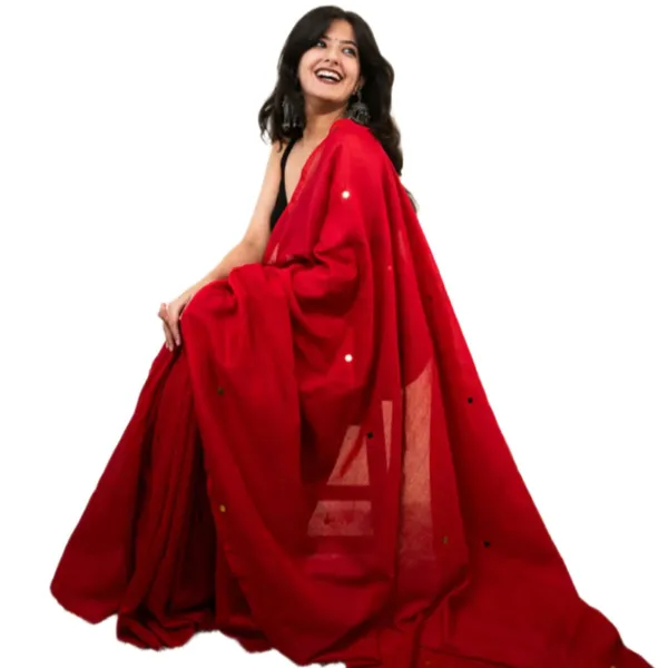 Khadi_Cotton_Sarees_Red