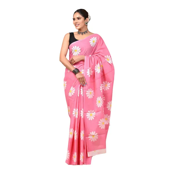 Cotton_Mulmul_Sarees_With_Blouse_Piece_Baby_Pink_Cotton_Adults