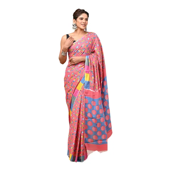 Cotton_Mulmul_Sarees_With_Blouse_Piece_Rust_Cotton_Adults