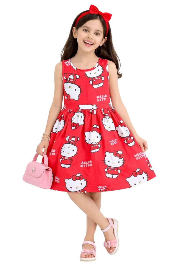Girls_Printed_Frock_Dress_Floral
