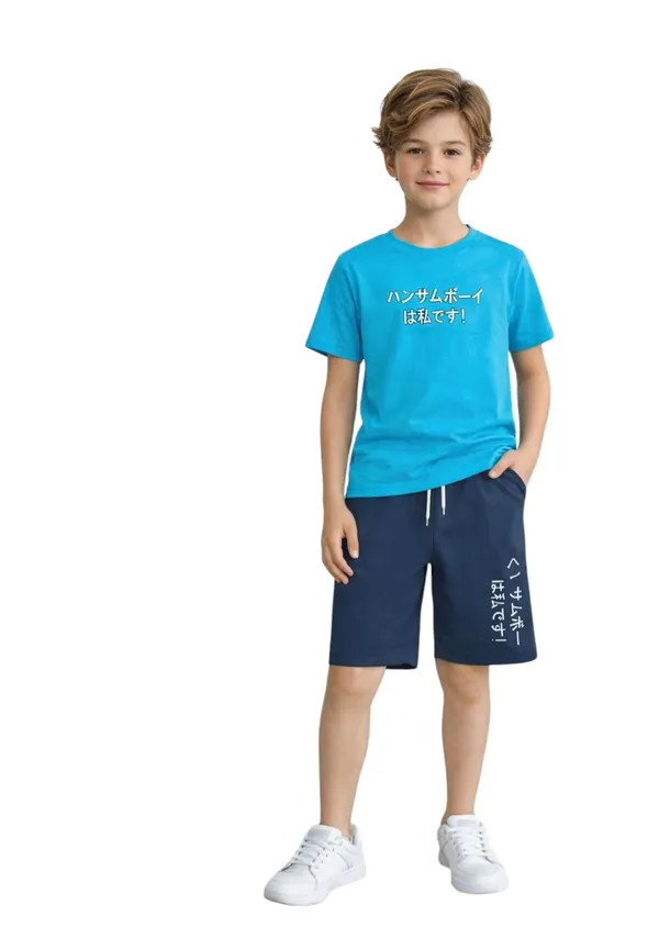 Boys_Graphic_Co_Ord_Set_T_Shirt_Shorts_Sea_Blue