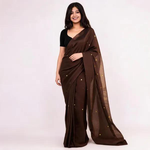Khadi_Cotton_Sarees_Brown