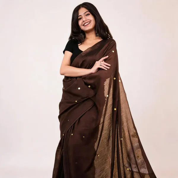 Khadi_Cotton_Sarees_Brown