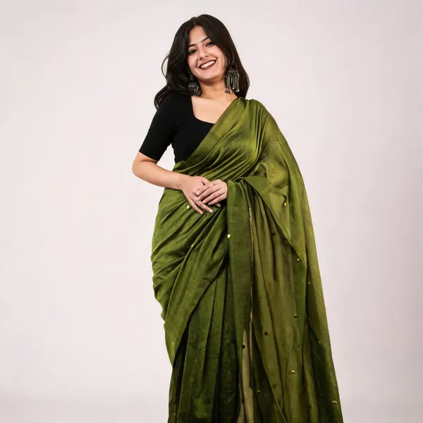 Khadi_Cotton_Sarees_Peacock_Blue