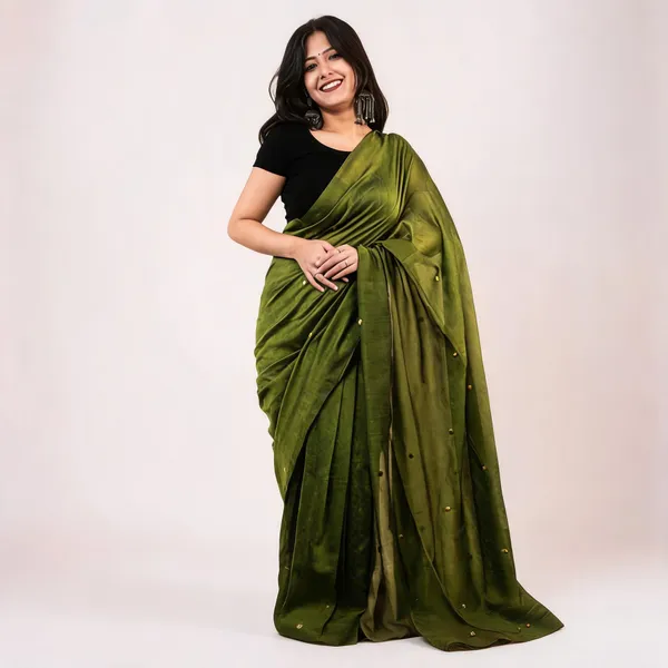 Khadi_Cotton_Sarees_Peacock_Blue