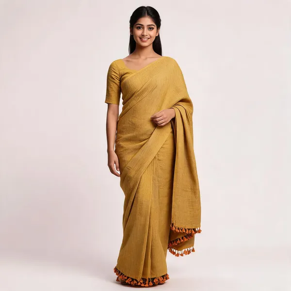 Khadi_Cotton_Sarees_Mustard_Yellow