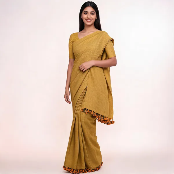 Khadi_Cotton_Sarees_Mustard_Yellow