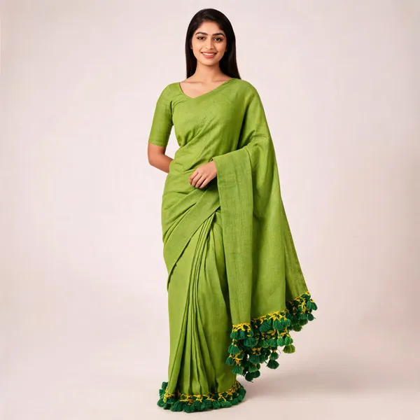 Khadi_Cotton_Sarees_Light_Green