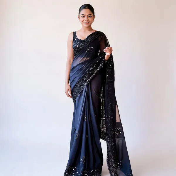 Georgette_Silk_Sarees_Black