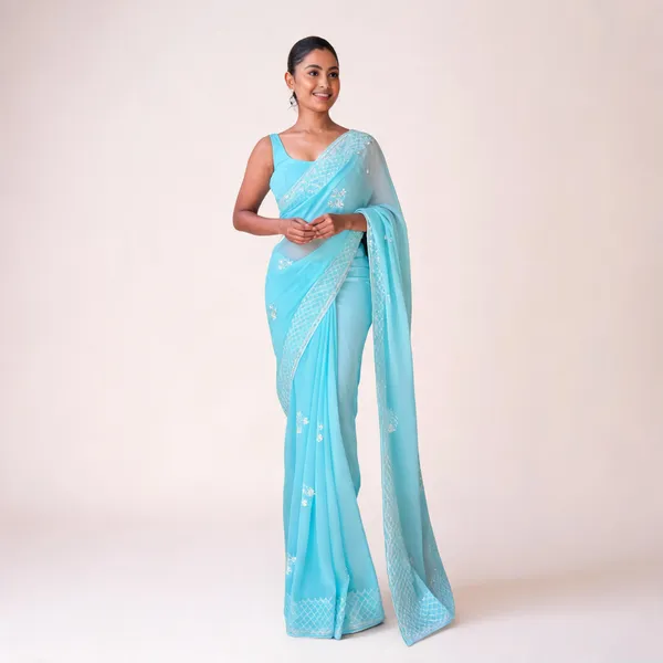 Georgette_Silk_Sarees_Blue