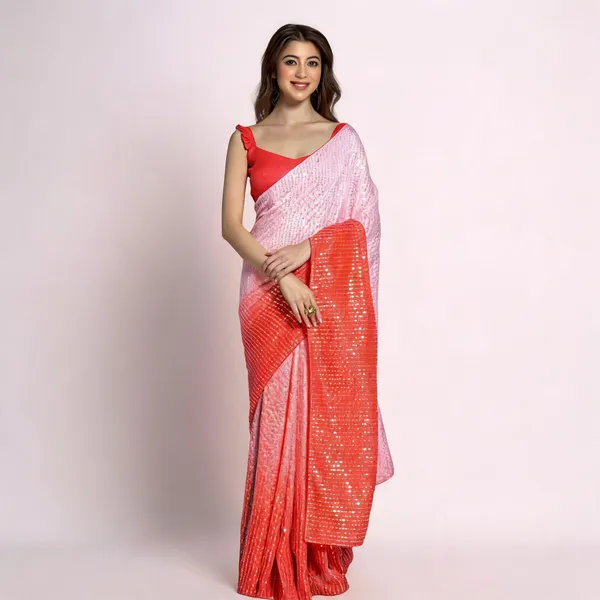 Vichitra_Silk_Sarees_Orange