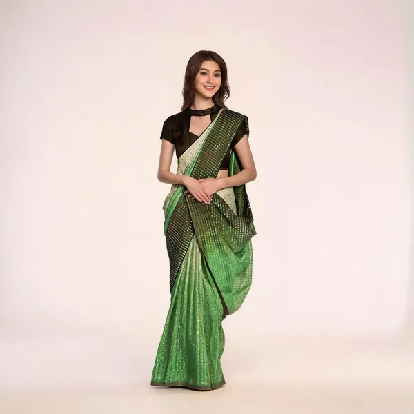 Vichitra_Silk_Sarees_Green