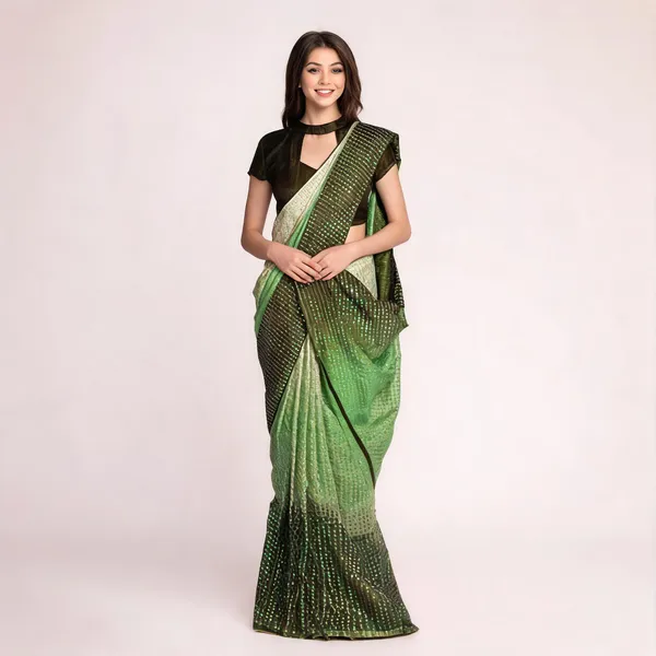 Vichitra_Silk_Sarees_Green