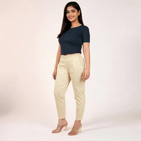 Women's_Regular_Cotton_Pants_Off_White