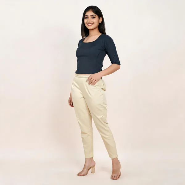 Women's_Regular_Cotton_Pants_Off_White