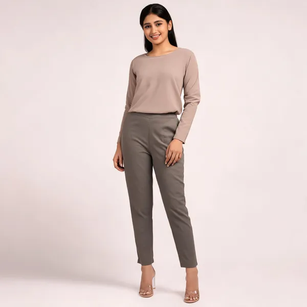 Women's_Regular_Cotton_Pants_Grey