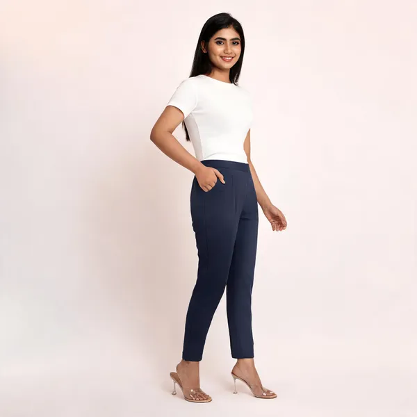 Women's_Regular_Cotton_Pants_Navy_Blue