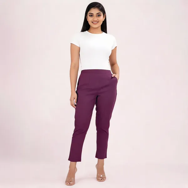 Women's_Regular_Cotton_Pants_Rose_Gold