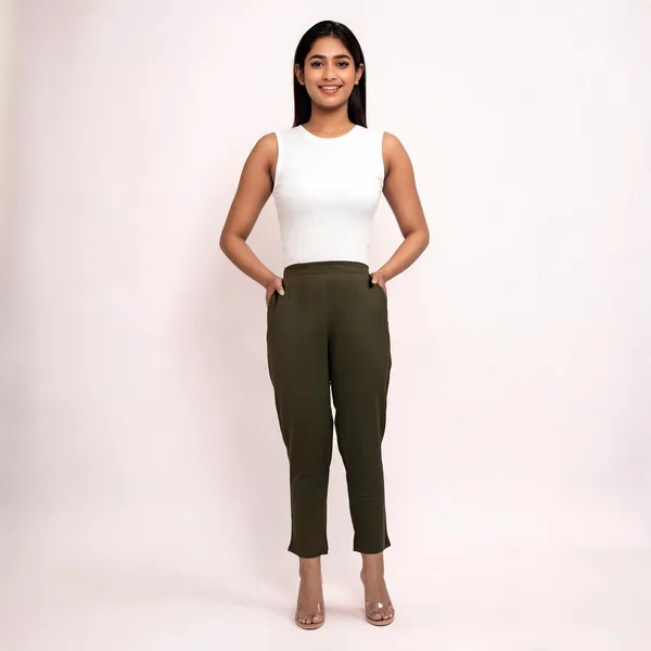 Women's_Regular_Cotton_Pants_Gray