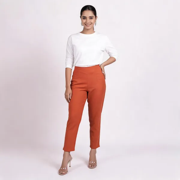Women's_Regular_Cotton_Pants_Rust