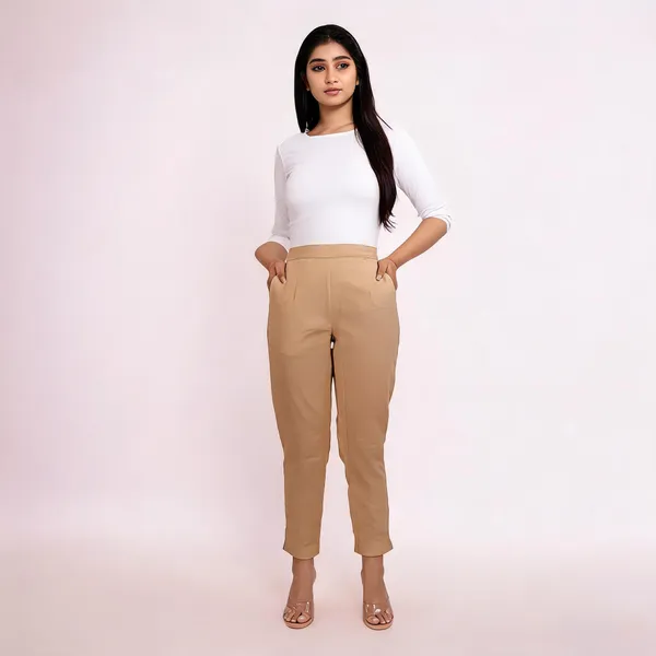 Women's_Regular_Cotton_Pants_Early_Brown
