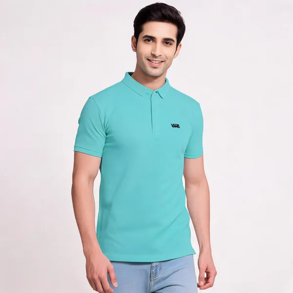 Polo_T_Shirt_Turquoise_Green_Male