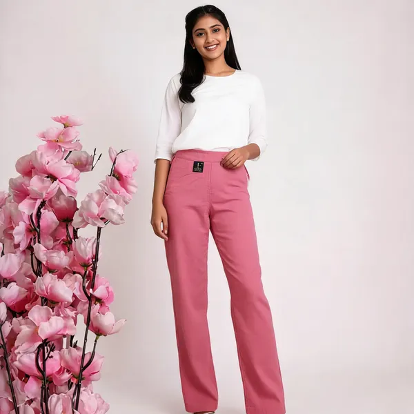 Cotton_Pants_For_Women_Pink_Female