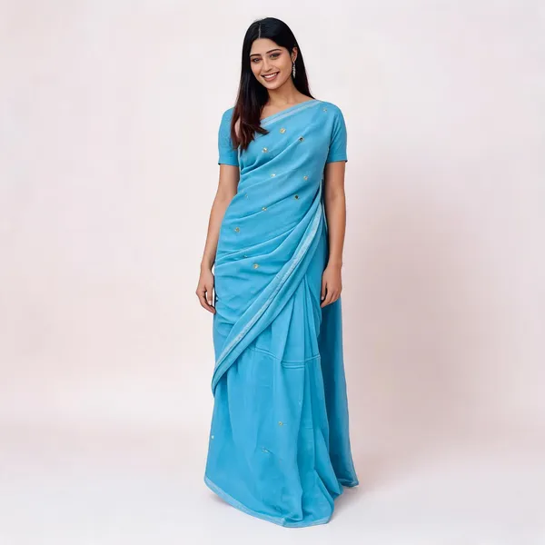 Khadi_Cotton_Sarees_Sea_Blue