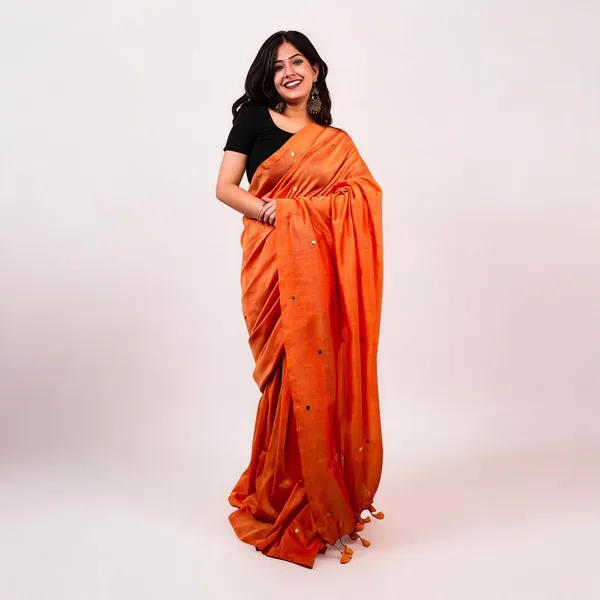 Khadi_Cotton_Sarees_Orange