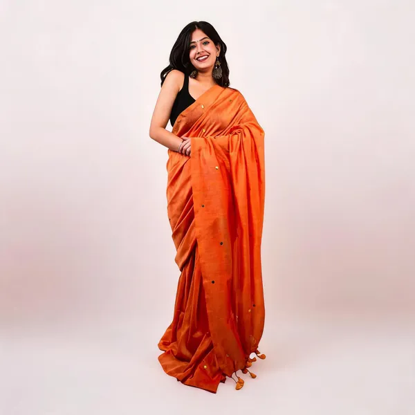 Khadi_Cotton_Sarees_Orange