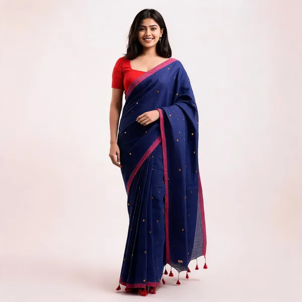 Khadi_Cotton_Sarees_Indigo
