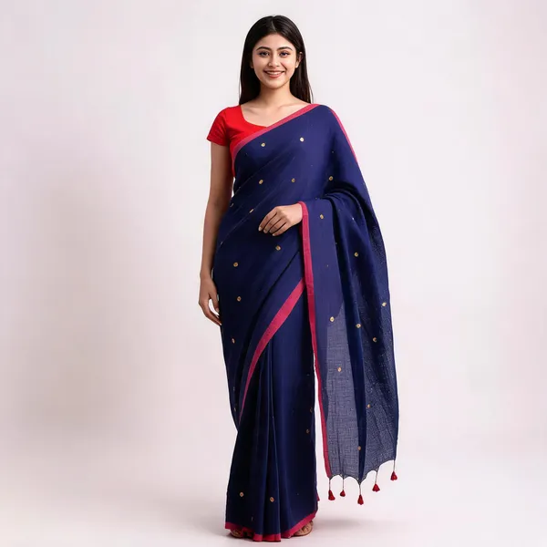 Khadi_Cotton_Sarees_Indigo