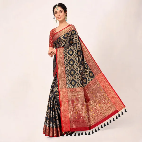 Banarasi_Silk_Zari_Work_Saree_Black