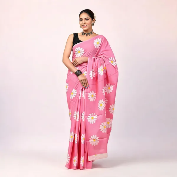 Cotton_Mulmul_Sarees_With_Blouse_Piece_Baby_Pink_Cotton_Adults