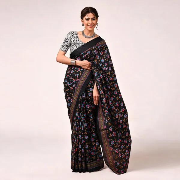 Cotton_Mulmul_Sarees_With_Blouse_Piece_Cherry_Base_Cotton_Adults
