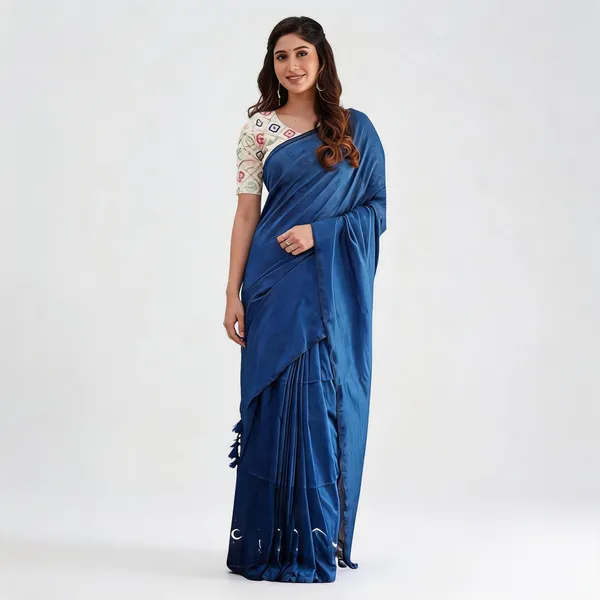 Pure_Khadi_Soft_Cotton_Sarees_Indigo_Blue_Cotton_Adults