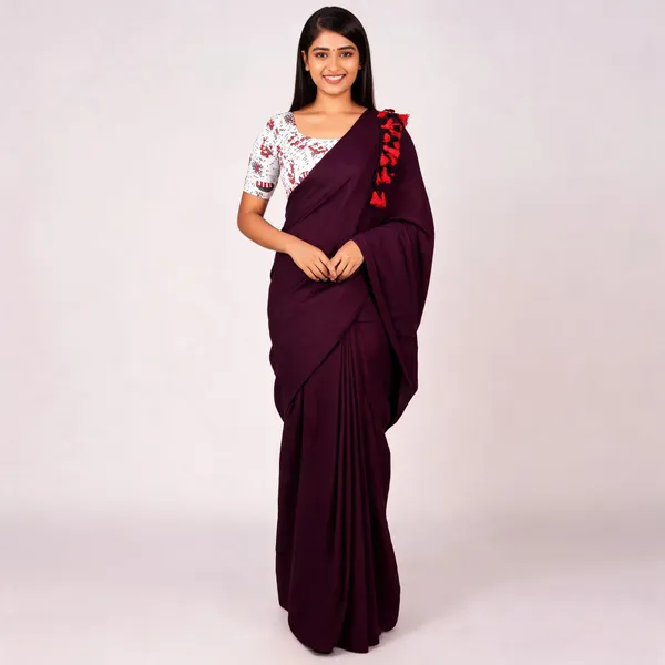 Pure_Khadi_Soft_Cotton_Sarees_Blue_Cotton_Female