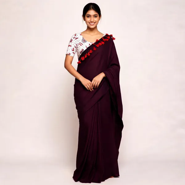 Pure_Khadi_Soft_Cotton_Sarees_Blue_Cotton_Female