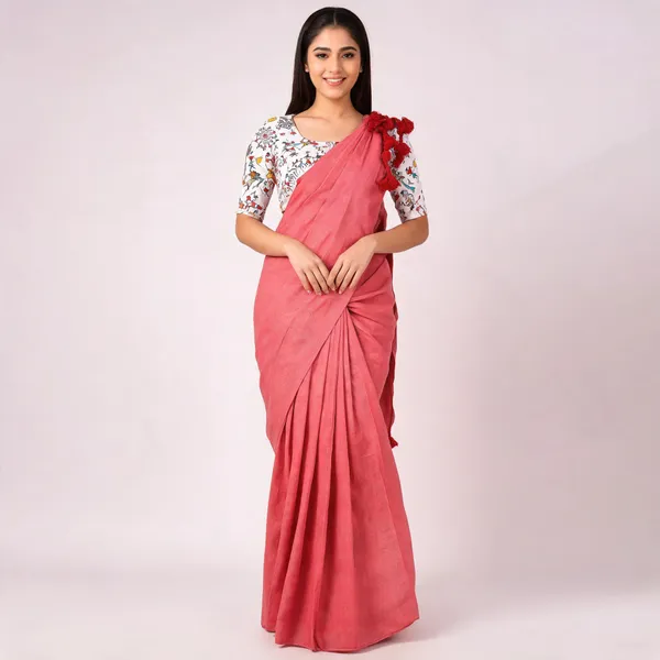 Pure_Khadi_Soft_Cotton_Sarees_Baby_Pink_Cotton_Female